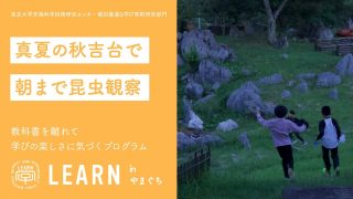 LEARN in やまぐち『昆虫好き集まれ！虫は眠るのか？！真夏の秋吉台で朝まで昆虫観察』<br>2023年7月27日(木)〜28日(金)” itemprop=”image” class=”left” />
				</a>		</div>
								<header class=
